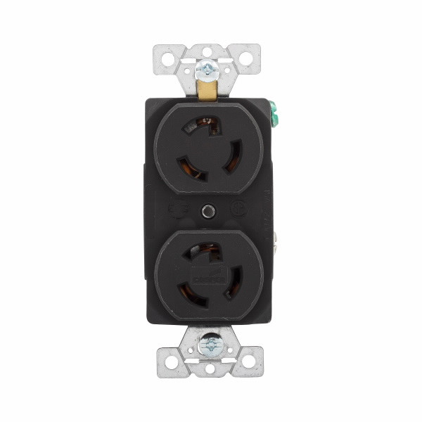 Eaton Wiring Devices 4750 Recp Duplex 15A 277V 2P3W H/L BK
