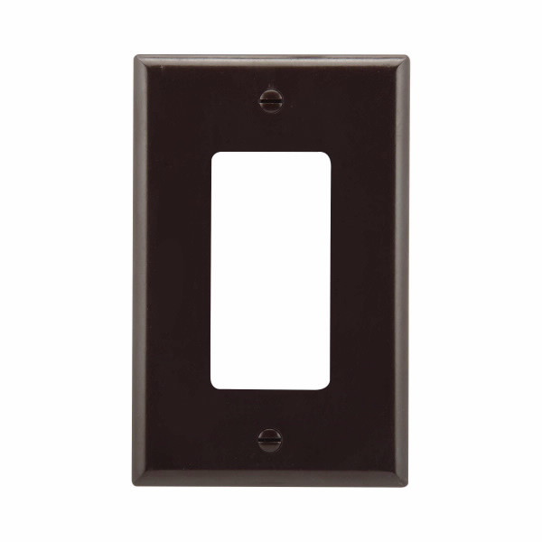 Eaton Wiring Devices 2051B-BOX Wallplate 1G Decorator Thermoset Mid BR