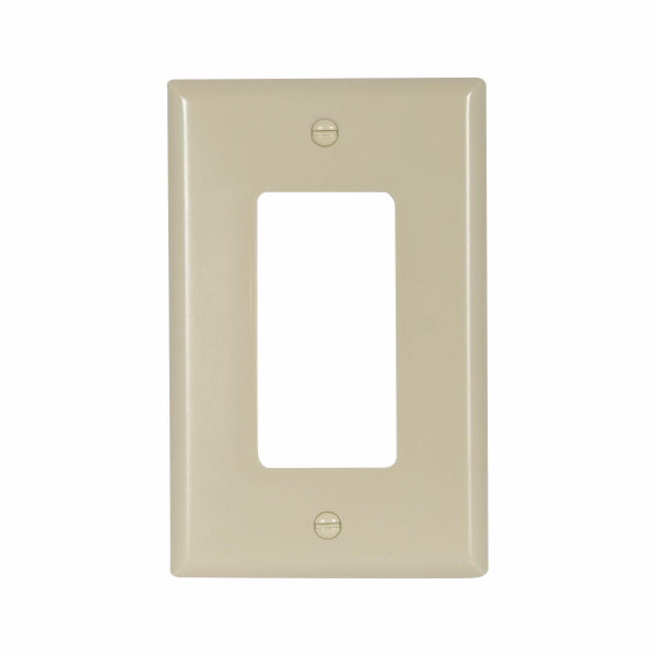 Eaton Wiring Devices 2051V-BOX Wallplate 1G Decorator Thermoset Mid IV