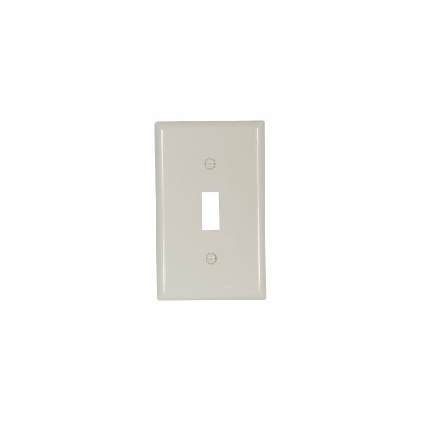 Eaton Wiring Devices 5134LA Wallplate 1G Toggle Nylon Std LA