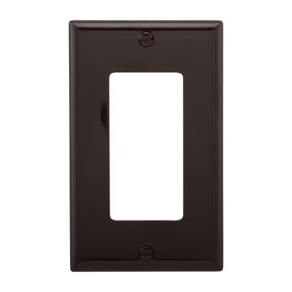 Eaton Wiring Devices 5151B-BOX Wallplate 1G Decorator Nylon Std BR