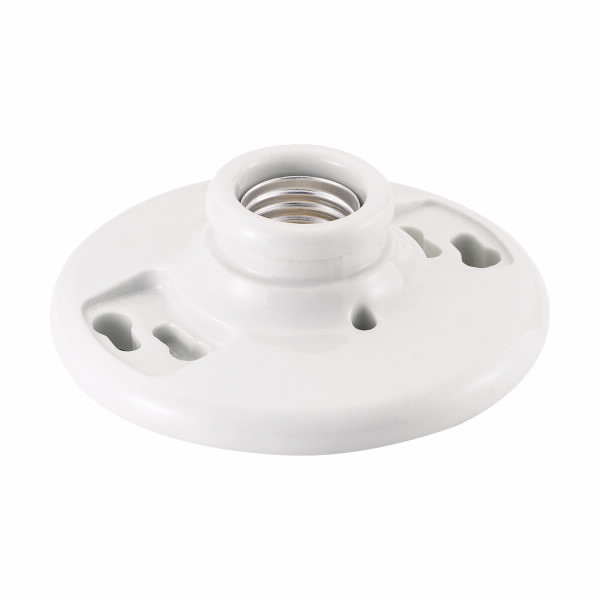 Eaton Wiring Devices 604-SP-L Lampholder Keyless 660W 250V Porc 1PC WH Eaton Wiring Devices 604-SP-L Lampholder Keyless 660W 250V Porc 1PC WH
