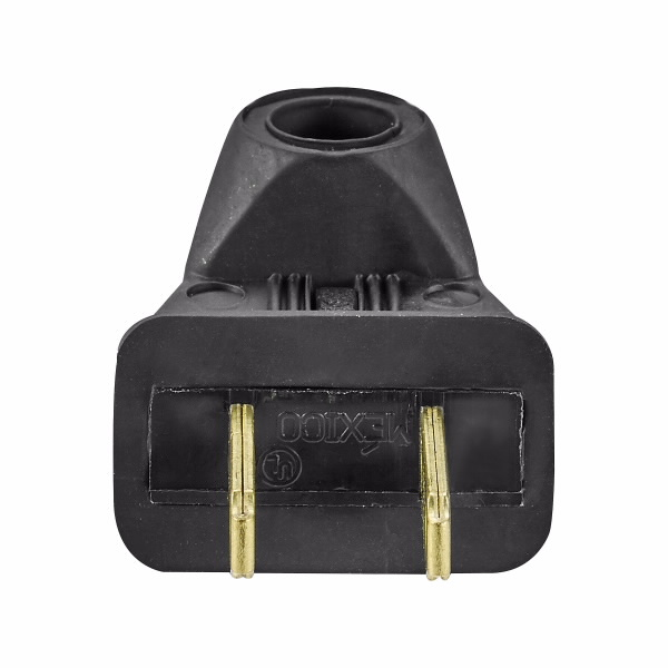 Eaton Wiring Devices 84BK-BOX Plug Angle Rubber 15A 125V 2P2W Str BK