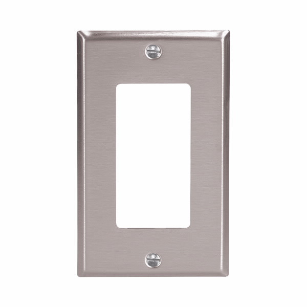 Eaton Wiring Devices 93401-BOX1 Wallplate 1G Decorator Std SS