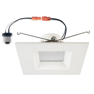 Morris Products LED Square Recessed Lighting Retrofit Kit ? for Recessed Downlighting, Alternative to Incandescent Lights ? Energy Efficient, Dimmable ? Square Bezel, 3000K, 15 Watts, 6?