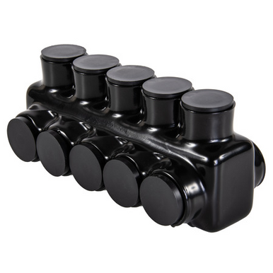 Kanayu 10 Pcs Black Insulated Multi Cable Connector, 3 Ports Electric