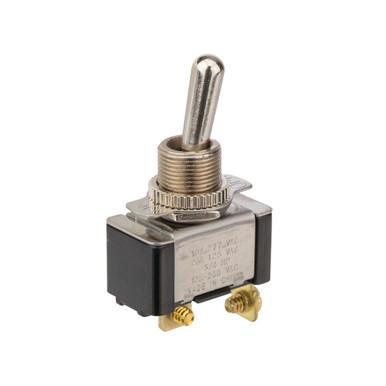 NSI 20A 125VAC, 10A 277VAC, ON-OFF Toggle Switches, 1/4 Terminals SPST UL CSA | UK