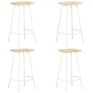  Bar Stools 4 pcs Solid Mango Wood A949-320650