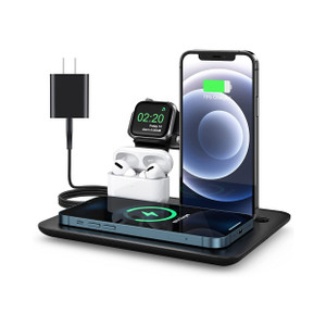 Trexonic 4 in 1 Fast Charge Wireless Charging Station D970-TRX-UD17