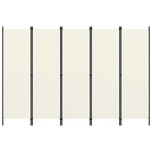  5-Panel Room Divider White 98.4"x70.9 A949-320723
