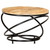  Coffee Table Black 23.6"x23.6"x15.7" Solid Rough Mango Wood A949-321935