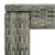  3 Piece Patio Bar Set with Cushions Poly Rattan Gray A949-3064776