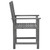 Patio Chairs with Cushions 4 pcs Gray Solid Acacia Wood A949-3061232