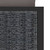Sectional Corner Sofa with Right Armrest Poly Rattan Anthracite A949-310043