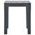 Patio Table with 2 Benches Plastic Anthracite A949-48778