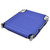 Folding Sun Lounger with Head Cushion Powder-coated Steel Blue A949-41481
