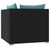 Patio Loveseat with Cushions Black Poly Rattan A949-317531