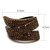 3W1125 - IP Coffee light Brass Ring with AAA Grade CZ  in Light Coffee A874-3W1125