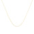 Solid 10K Yellow Gold 0.5mm Slim and Dainty Unisex 18" Rope Chain Necklace N162-017054C5RC