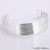 COLOR: Silver - Simplicity Silver Cuff Italian Design Bracelets design by Evabella Collections K290-1254578120
