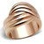 GL209 - IP Rose Gold(Ion Plating) Brass Ring with No Stone A874-GL209