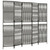  Room Divider 5 Panels Gray Poly Rattan A949-365398