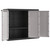  Outdoor Storage Cabinet Gray and Black 38.2"x14.6"x33.5" PP A949-364202