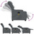  Stand up Massage Recliner Chair Gray Faux Leather A949-3206911