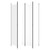  4-Panel Room Divider White 78.7"x86.6" Fabric A949-350198