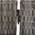  Room Divider 6 Panels Gray Poly Rattan A949-365370