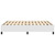  Bed Frame without Mattress White 59.8"x79.9" Queen Faux Leather A949-347282