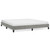  Bed Frame without Mattress Light Gray 76"x79.9" King Velvet A949-347012