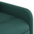  Massage Recliner Chair Dark Green Fabric A949-374212