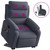  Stand up Massage Recliner Chair Dark Gray Velvet A949-3206181