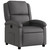  Recliner Chair Gray Real Leather A949-371792