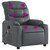  Massage Recliner Chair Grey Faux Leather A949-3206905