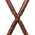  Butterfly Chair Brown and White Real Cowhide Leather A949-243696