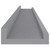  Wall Shelves 4 pcs Gray 31.5"x3.5"x1.2 A949-326676