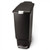Black 10-Gallon Narrow Kitchen Trash Can with Easy Step-on Lid Q280-FLGSTC60793815