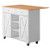  Kitchen Island Cart with Storage, 45.67 in Wide Mobile Rolling Storage Island on Swivel Wheels, wi E415-CFD2C2M11MKZCUF36001V0