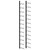  Wall-mounted Wine Rack for 24 Bottles Black Iron A949-289557