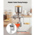  Manual Grain Mill with High Hopper, Hand-Crank Corn Grinder, Heavy Duty Cast Iron Wheat Grinding M E415-SDMPSGDZTWFC5POZ1001V0