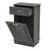 Odor Seal Trash Can Cabinet in Grey Finish - Accommodates 10-Gallon Trash Bin Q280-GAMWTC81958176