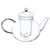 Borosilicate Glass 1.32 Quart Teapot with Removable Infuser Q280-GMTSCI1859381