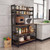 Industrial Modern Kitchen Bakers Rack Brown Woodgrain Sturdy Metal Frame Q280-TFTKBRH1159362718
