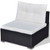  5 Piece Patio Lounge Set with Cushions Poly Rattan Black A949-42100