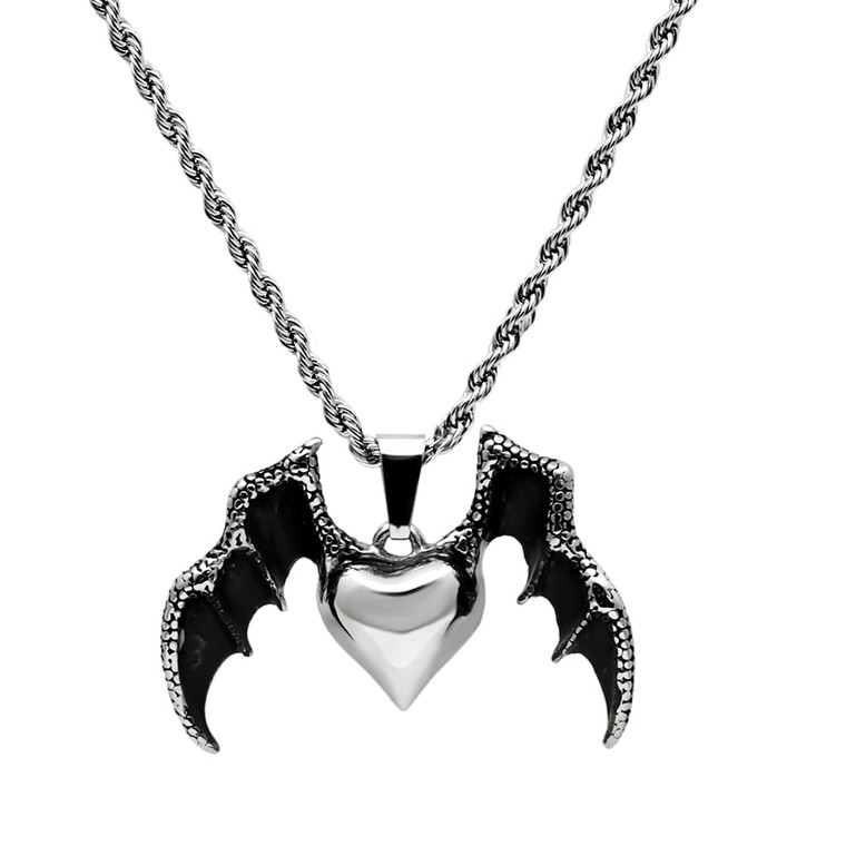 TK549 - High polished (no plating) Stainless Steel Chain Pendant with No Stone A874-TK549