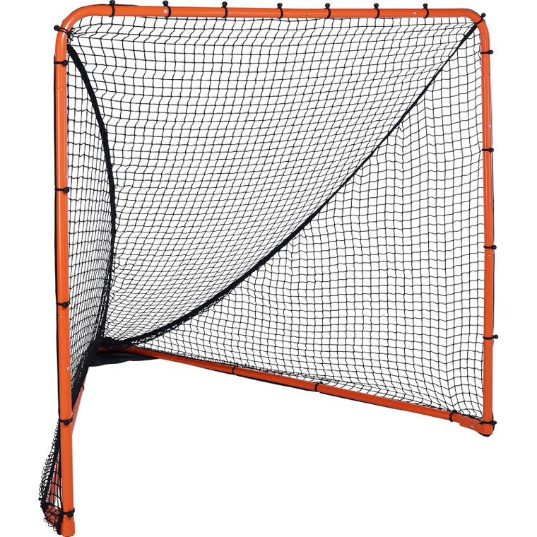  Lacrosse Goal, 6' x 6' Lacrosse Net, Folding Portable Backyard Lacrosse Training Equipment, Steel  E415-ZQGQQMTJK66YHI8WOV0