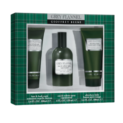 Grey Flannel 3 Piece Gift Set M433-ms-greyfl-3pcs
