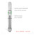 CH3-L 510 cart with press on white ceramic mouthpiece